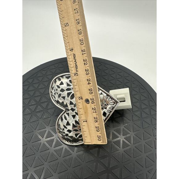 Ganz Lights Nightlight Heart Metal Heart Plastic Base EUC - Picture 3 of 5